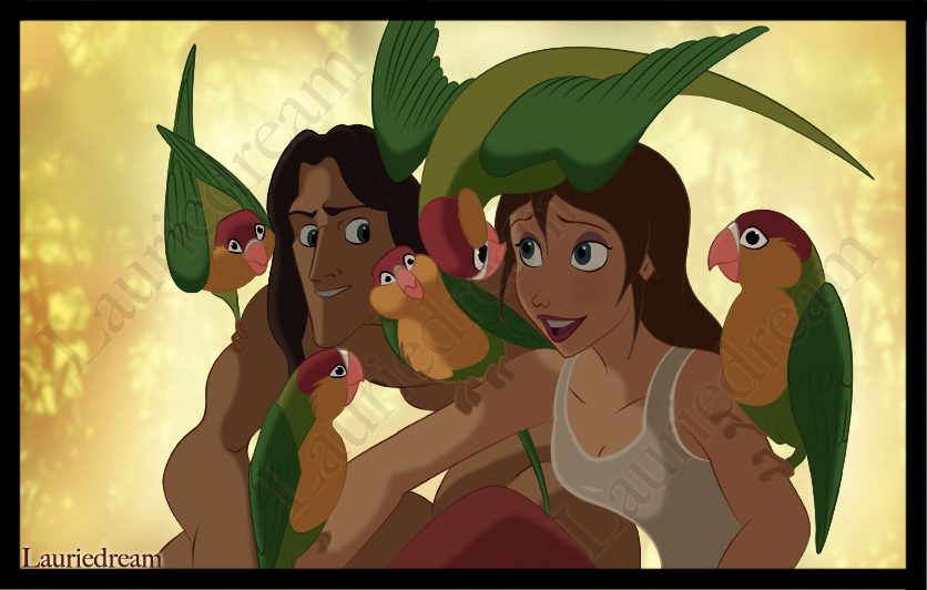 Jane and Tarzan.