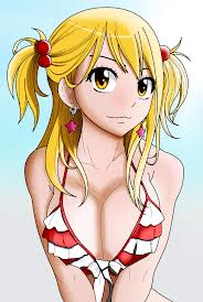  Lucy in swimsuit~