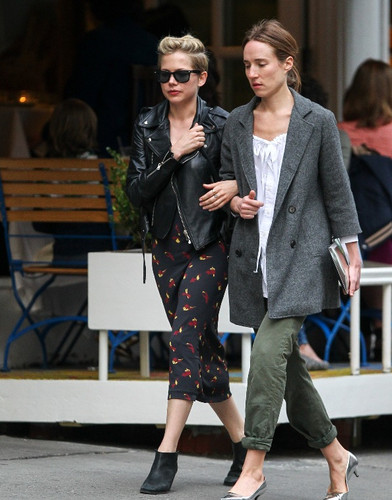  Michelle Williams with a friend in Soho - (May 07, 2013)