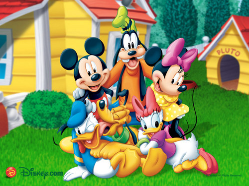 Mickey mouse and his friends
