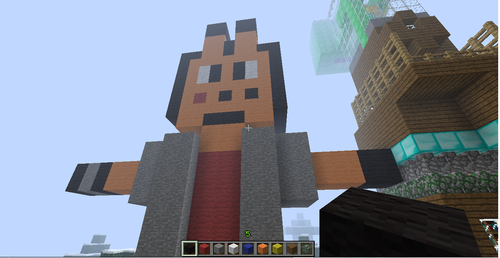  Minecraft statue of MTL