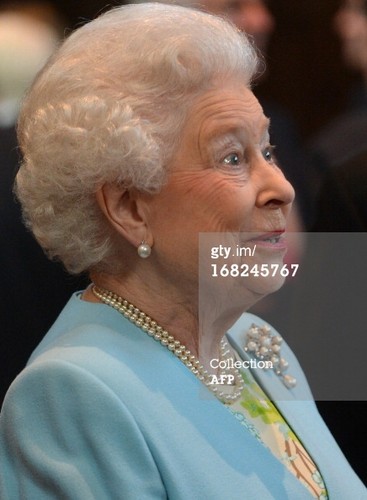 Queen Elizabeth II at Temple Church in London on May 7, 2013.