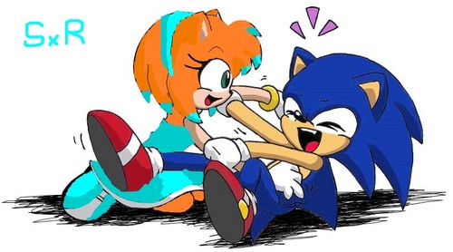  Riley Tickling Sonic