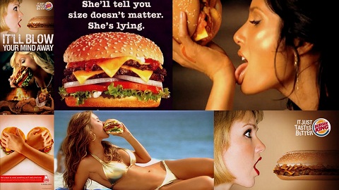  Sexist Burger Ads.