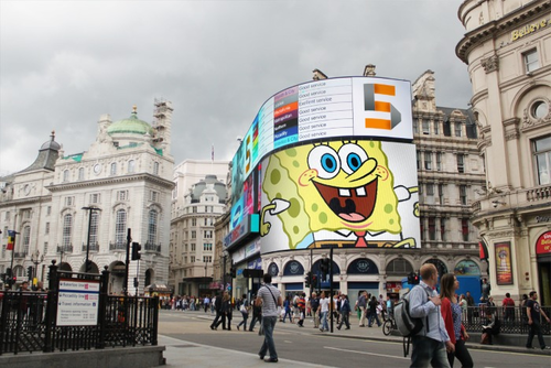  Spongebob on Piccadilly