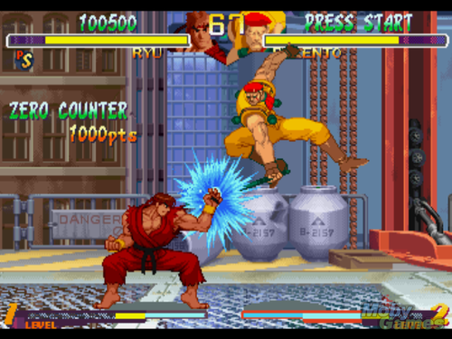  通り, ストリート Fighter Collection screenshot