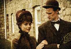  The Doctor and Clara in 'The Crimson Horror'