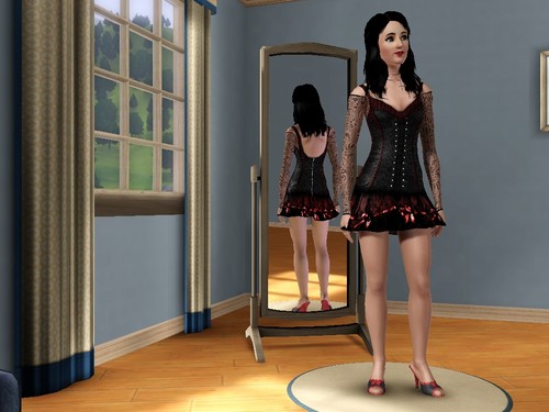  The sims version I made of sis <3