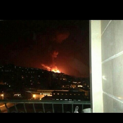  an explosion in Damascus at the middle of the night May 4 ,2013