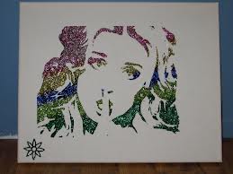  perrie glitter drawing