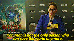  :What’s más important [to Tony Stark] Pepper o the world? (x)