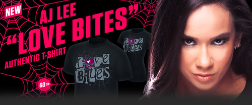 AJ's new T-Shirt 'Love Bites'