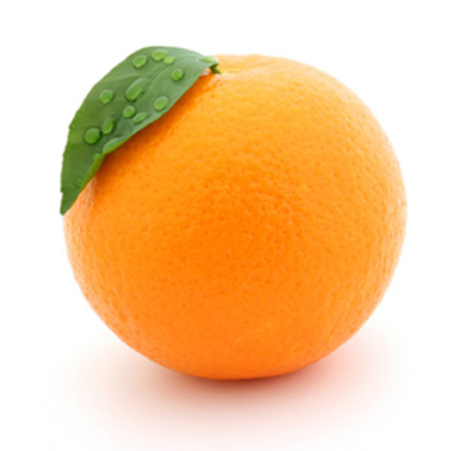  An оранжевый Фрукты called "Orange"
