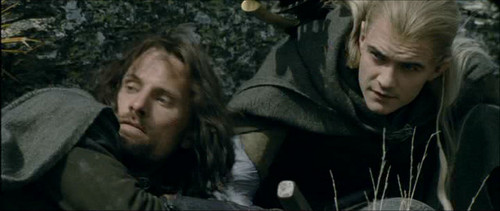  Aragorn and Legolas in The Two Towers