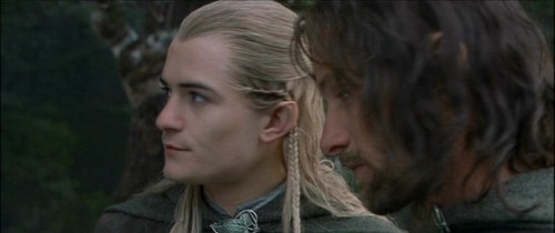 Aragorn and Legolas in the Fellowship of the Ring