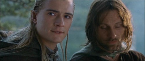  Aragorn and Legolas in the Fellowship of the Ring