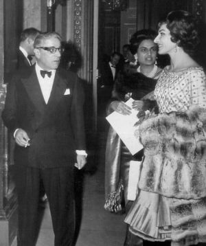 Aristotle Onassis with Maria Callas 