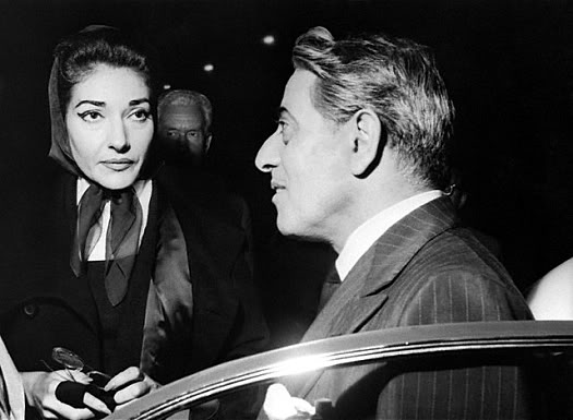  Aristotle Onassis with Maria Callas