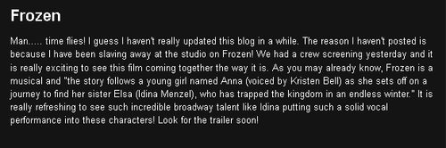  Frozen - Uma Aventura Congelante news