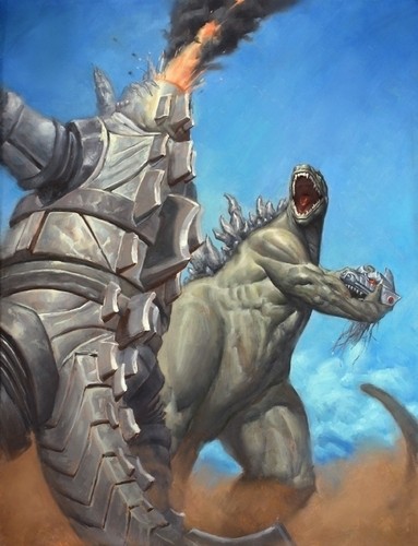 Godzilla vs. Mechagodzilla - "Godzilla Finish" by Matt Smith