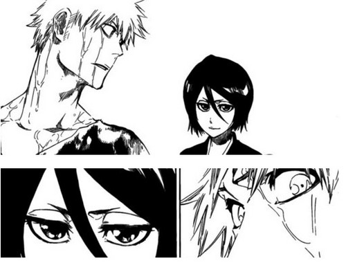  How Ichigo and Rukia look at each other