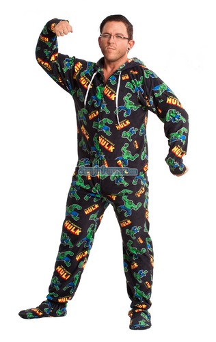  Hulk Footie Pajamas For Sale
