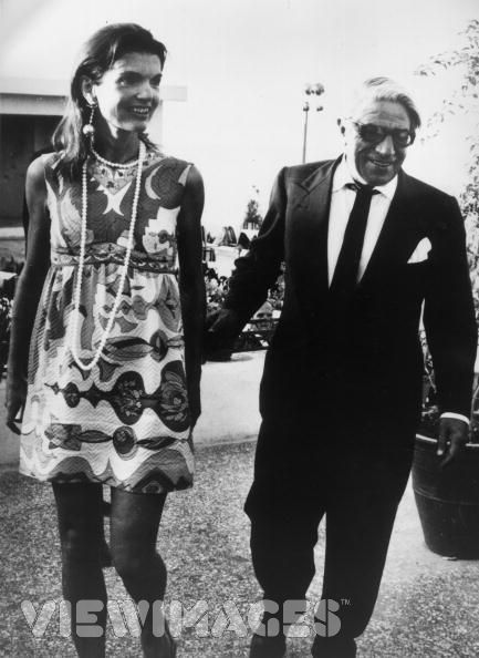 Jacqueline Kennedy Onassis and Aristotle Onassis 