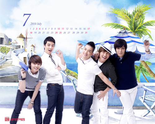  Lotte Duty Free Official wallpaper Calendar