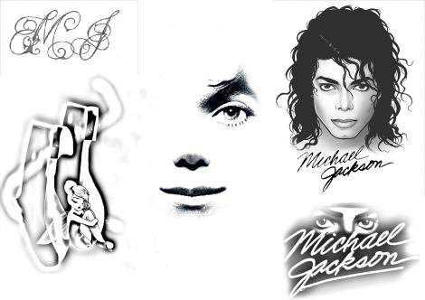  MJ Tattoo design