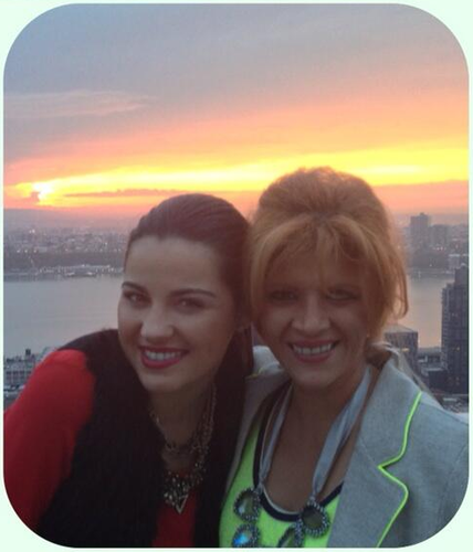 Maite with vrienden in New York (May 11)