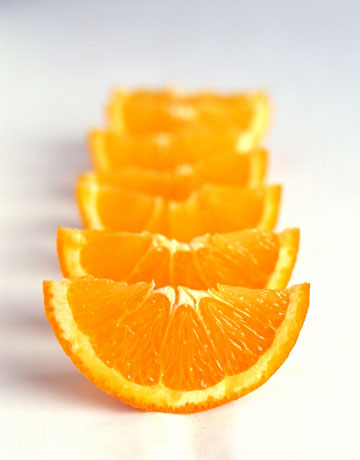  주황색, 오렌지 과일