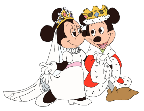  Prince Mickey and Princess Minnie - The Princess on the मटर