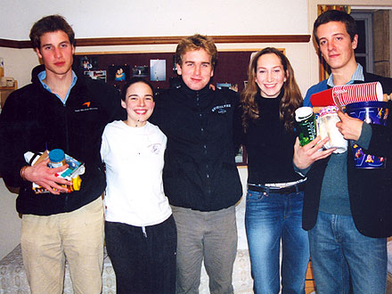  Prince William (left) with Friends at St. Andrews