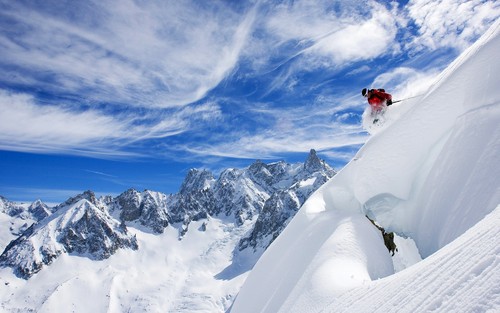  स्कीइंग in France
