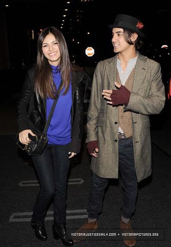  VICTORIA AND AVAN JOGIA HANGING OUT IN NEW YORK CITY- OCTOBER 23, 2012