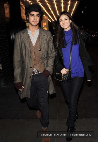  VICTORIA AND AVAN JOGIA HANGING OUT IN NEW YORK CITY- OCTOBER 23, 2012