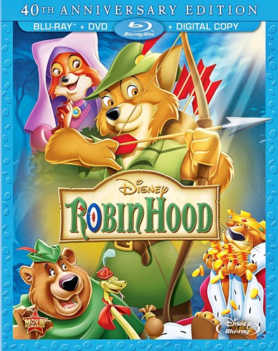  Walt Disney Blu-Ray Covers - Robin hud, hood (40th Anniversary Edition Blu-Ray)