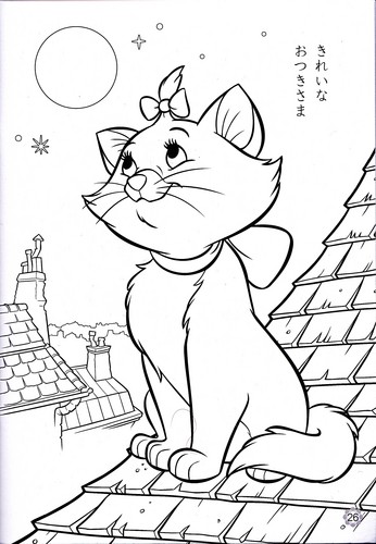  Walt 迪士尼 Coloring Pages - Marie