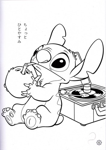  Walt ディズニー Coloring Pages - Stitch