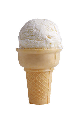  White helado