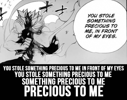 You stole something precious to me in front of my eyes...