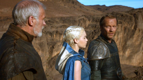  dany and jorah with selmy