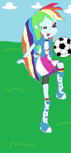  my art of 彩虹 dash!