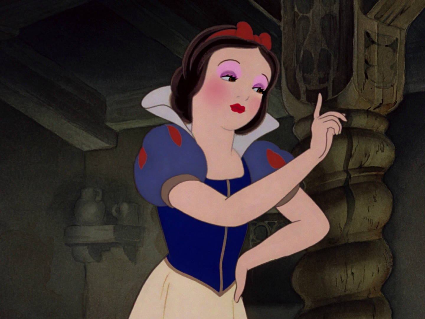 snow white's house keeping look.