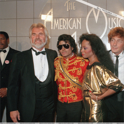 Backstage At The 1984 American Music Awards