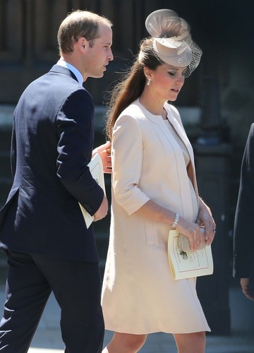  British Royals Leave Westminster Abbey