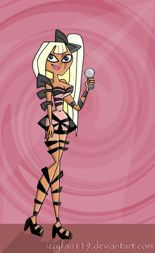Courtney as Lady Gaga