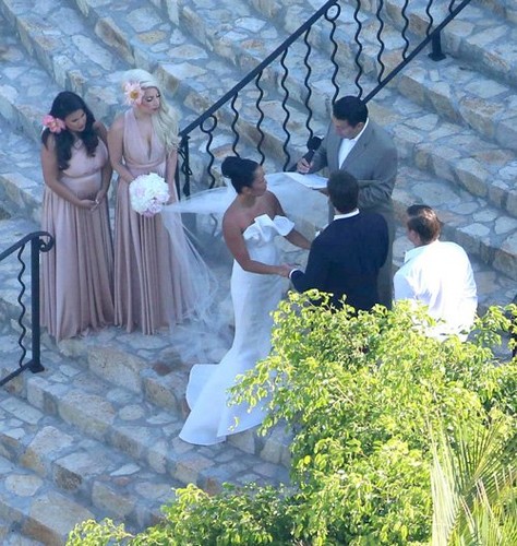  Gaga at her friend Bo's wedding in Mexico