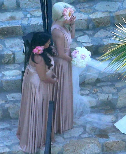  Gaga at her friend Bo's wedding in Mexico
