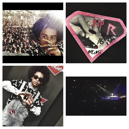  He want to Rihanna's 음악회, 콘서트 in Boston was a #SMASH!!!! :D B) <3 ;) :* :) ; { )